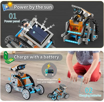 12-in-1 Solar Robot Kit